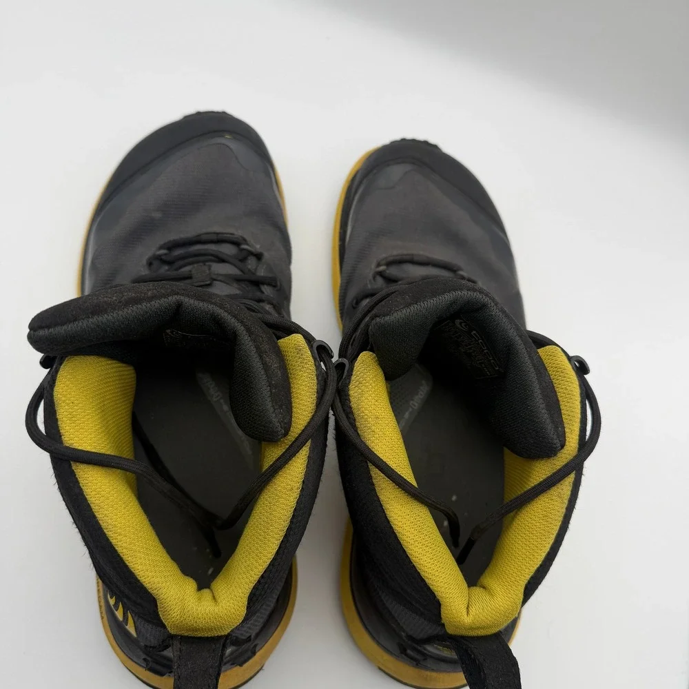Topo Athletics Trailventure 2 Mens 10.5 Hiking Boot Charcoal/Mustard VIBRAM